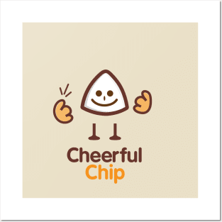 Cheerful Chip Expression Posters and Art